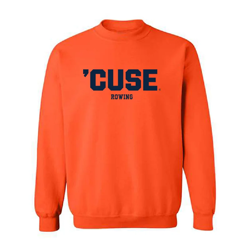 Syracuse - NCAA Women's Rowing : Hannah Fagioli - Crewneck Sweatshirt Hoodie with Earth Tones Natural Calm Syracuse - NCAA Women's Rowing : Hannah Fagioli - Crewneck Sweatshirt Hoodie with Earth Tones Natural Calm