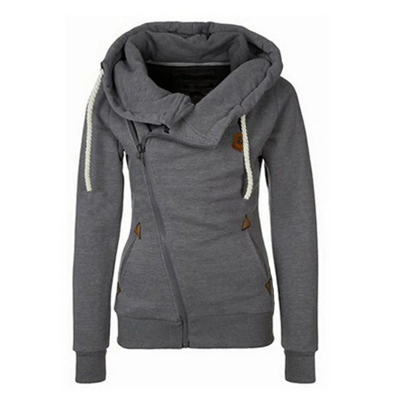 Fashion European Personality Women Jackets Hoodie Side Zipper Hooded Female Jacket Big Size M-2XL Tracksuits Sweatshirt Hoodie with Neon Bright Vibrant Fashion European Personality Women Jackets Hoodie Side Zipper Hooded Female Jacket Big Size M-2XL Tracksuits Sweatshirt Hoodie with Neon Bright Vibrant