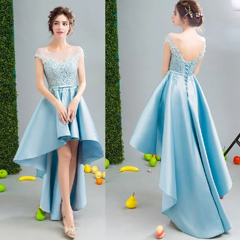 Short Homecoming Dress, Satin Homecoming Dress, High Low Homecoming Dress, Applique Junior School Dress, Tulle Graduation Dress, Scoop Neck Homecoming Dress, LB0497 Halter Neckline Beach Short Homecoming Dress, Satin Homecoming Dress, High Low Homecoming Dress, Applique Junior School Dress, Tulle Graduation Dress, Scoop Neck Homecoming Dress, LB0497 Halter Neckline Beach