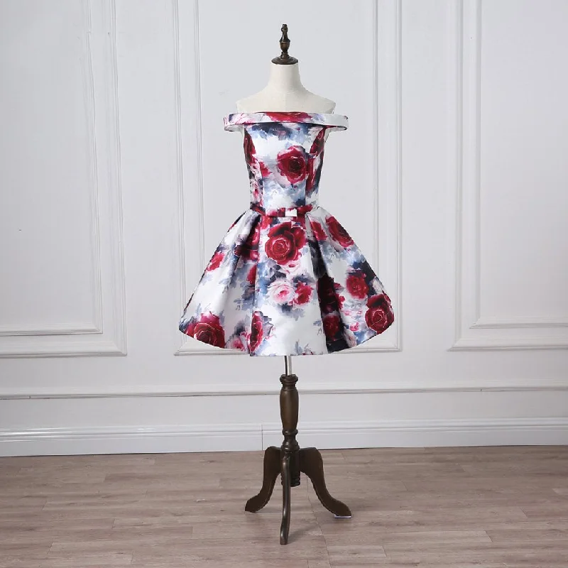 Short Homecoming Dress, Satin Homecoming Dress, Off-Shoulder Homecoming Dress, Junior School Dress, Knee-Length Homecoming Dress, A-Line Homecoming Dress, LB0407 Tunics Office stylish Short Homecoming Dress, Satin Homecoming Dress, Off-Shoulder Homecoming Dress, Junior School Dress, Knee-Length Homecoming Dress, A-Line Homecoming Dress, LB0407 Tunics Office stylish