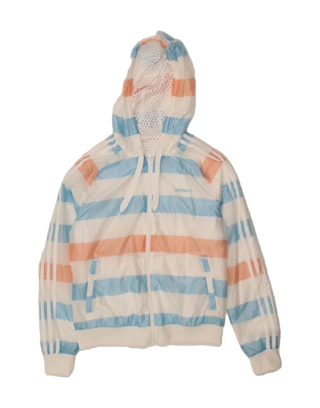 ADIDAS Womens Neo Label Reversible Jacket UK 10 Small Multicoloured Chenille Fabric Brocade Fabric Lace Fabric ADIDAS Womens Neo Label Reversible Jacket UK 10 Small Multicoloured Chenille Fabric Brocade Fabric Lace Fabric