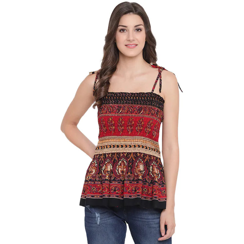 Aawari Cotton Strap Crop Top For Girls and Women AM0075-005-AM075-005 Welt Pockets Slit Pockets Flap Pockets Aawari Cotton Strap Crop Top For Girls and Women AM0075-005-AM075-005 Welt Pockets Slit Pockets Flap Pockets