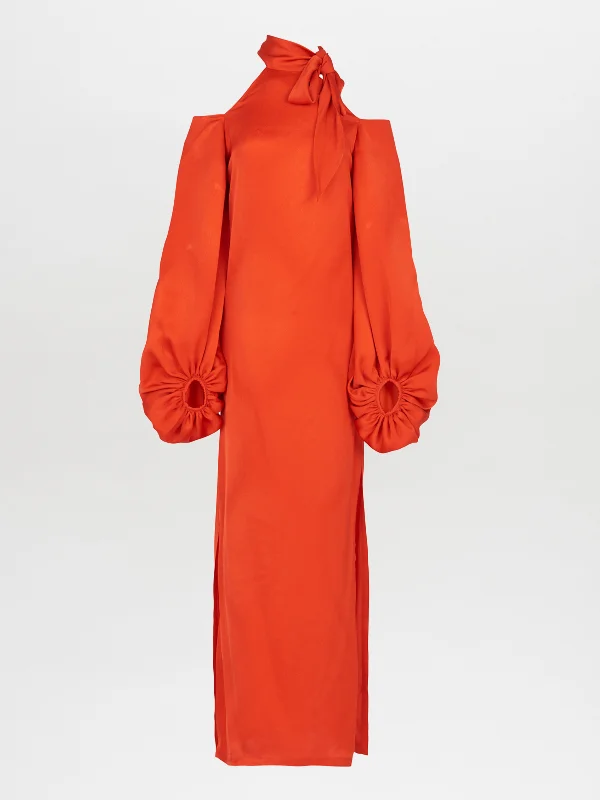Garmaine Dress Terracota Tunics Party sparkling