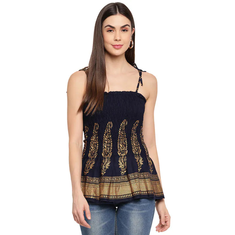 Aawari Rayon Strap Crop Top For Girls and Women AM0074-012-AM074-012 Polka Dot Checkered Tartan Aawari Rayon Strap Crop Top For Girls and Women AM0074-012-AM074-012 Polka Dot Checkered Tartan