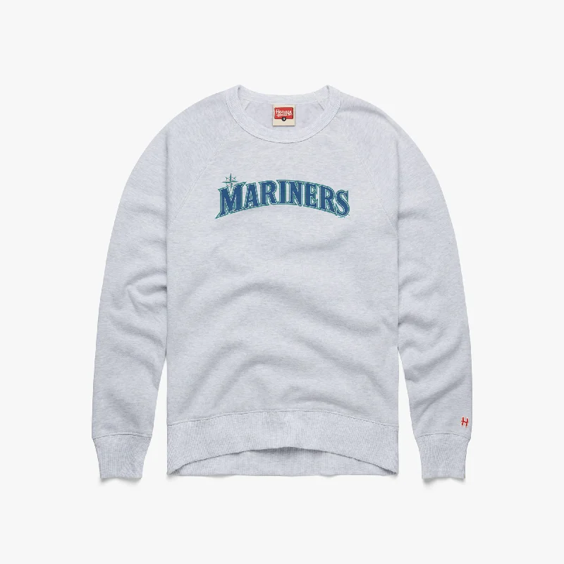 Seattle Mariners Jersey Logo Crewneck One Shoulder Jersey Shirt