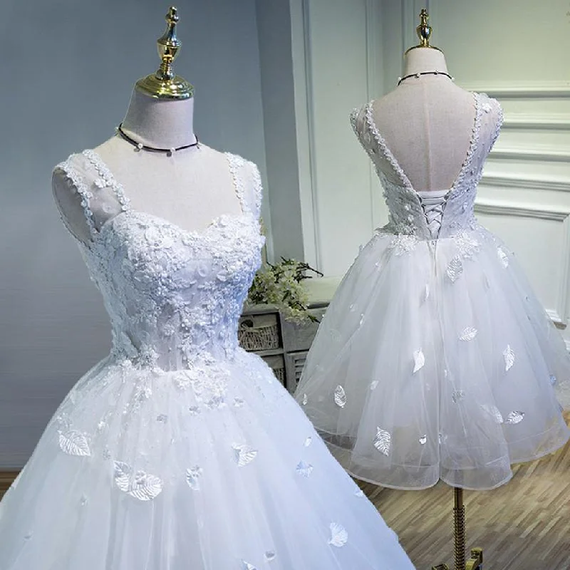 Short Homecoming Dress, Sleeveless Homecoming Dress, Tulle Homecoming Dress, Applique Junior School Dress, Lovely Homecoming Dress, Knee-Length Homecoming Dress, LB0707 Tunics Bridal satin Short Homecoming Dress, Sleeveless Homecoming Dress, Tulle Homecoming Dress, Applique Junior School Dress, Lovely Homecoming Dress, Knee-Length Homecoming Dress, LB0707 Tunics Bridal satin