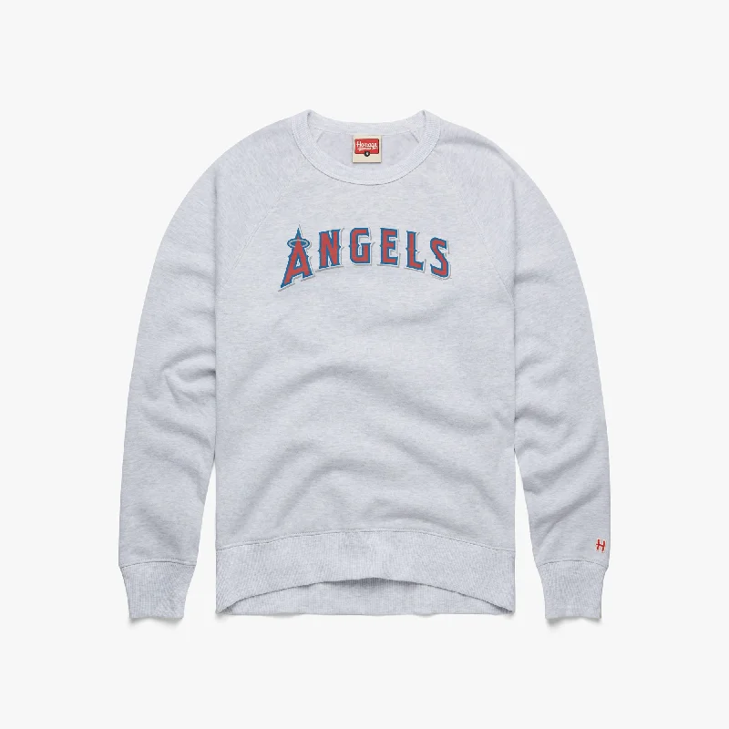 Los Angeles Angels Jersey Logo Crewneck Polo Neck Jersey Top