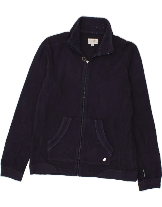 CHAMPION Womens Fleece Jacket UK 14 Large Navy Blue Polyester Trench Coat Raincoat Waterproof Jacket CHAMPION Womens Fleece Jacket UK 14 Large Navy Blue Polyester Trench Coat Raincoat Waterproof Jacket
