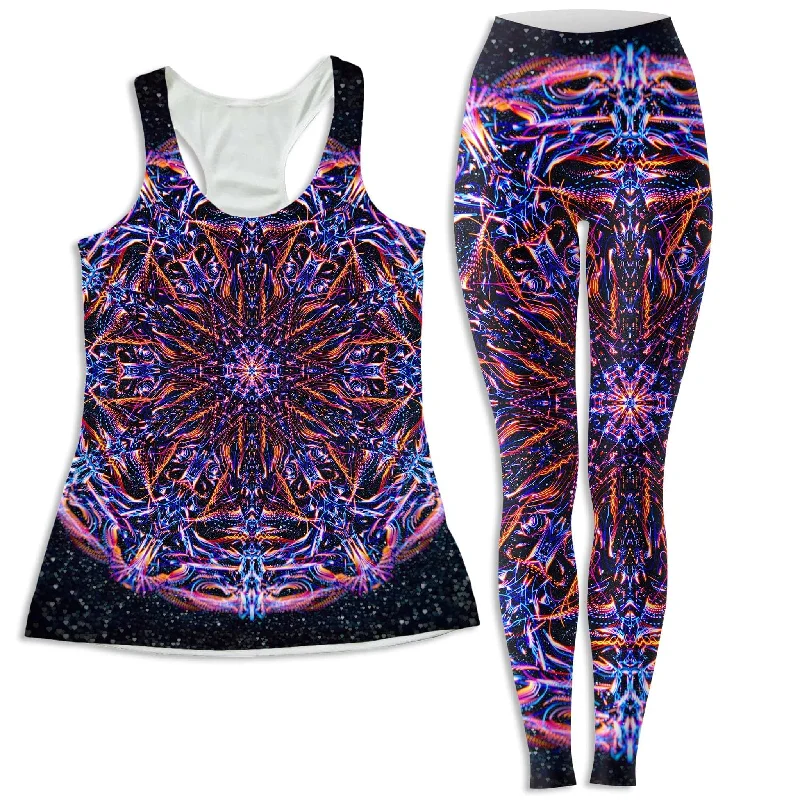 Stargate Prism Women's Tank and Leggings Combo turquoise tank top