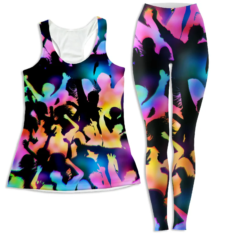 Good Vibes Women's Tank and Leggings Combo strapless tank top