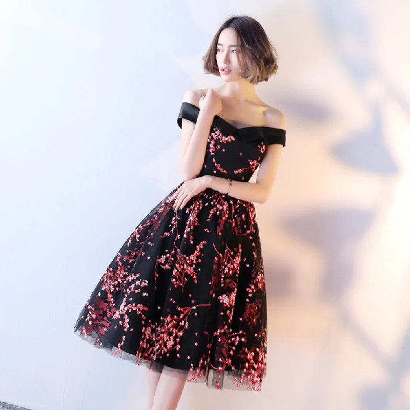 Short Homecoming Dress, Off Shoulder Homecoming Dress, Knee-Length Homecoming Dress, Tulle Homecoming Dress, Perfect Junior School Dress, DA839 Tunics Travel practical Short Homecoming Dress, Off Shoulder Homecoming Dress, Knee-Length Homecoming Dress, Tulle Homecoming Dress, Perfect Junior School Dress, DA839 Tunics Travel practical