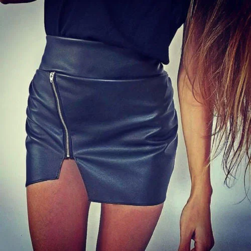 Sexy Women Bodycon Skirt PU Leather Mini Short Skirt Black Clasical Style Design corduroy skirt comfortable Sexy Women Bodycon Skirt PU Leather Mini Short Skirt Black Clasical Style Design corduroy skirt comfortable