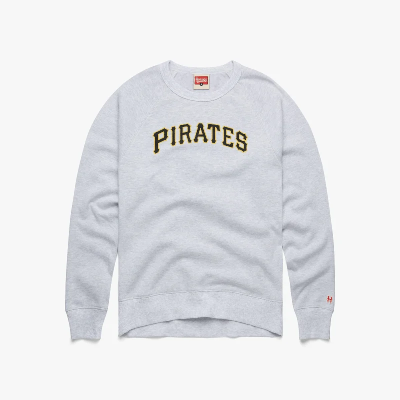 Pittsburgh Pirates Jersey Logo Crewneck Ribbed Jersey Tee
