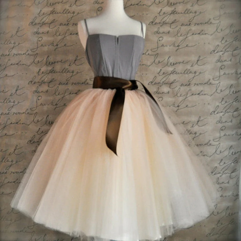 Best Quality 7 Layers Midi Tulle Skirt Tutu Skirts Womens Petticoat Elastic Belt Autumn velvet skirt glossy Best Quality 7 Layers Midi Tulle Skirt Tutu Skirts Womens Petticoat Elastic Belt Autumn velvet skirt glossy