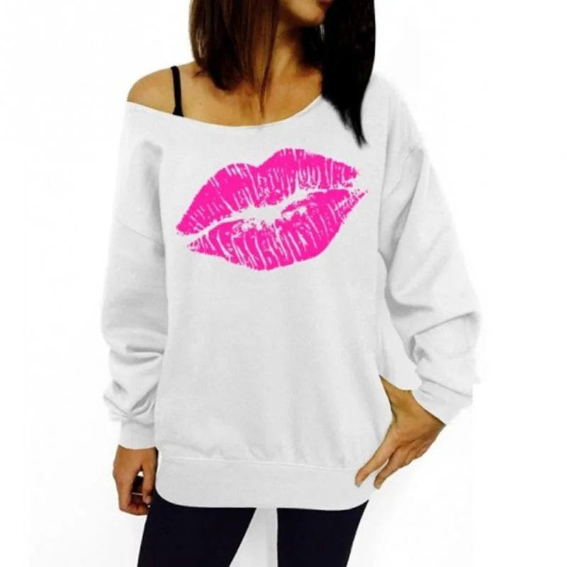 white with pink lip