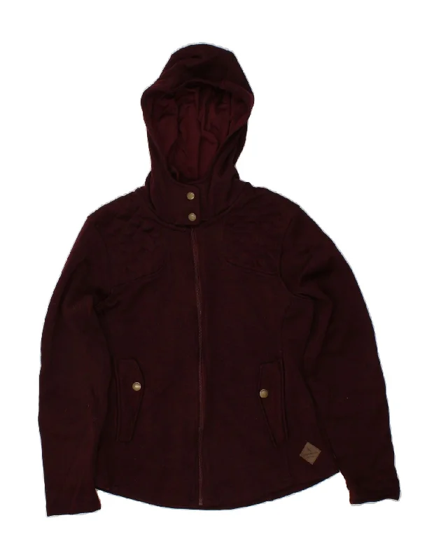 EDDIE BAUER Womens Hooded Windbreaker Jacket UK 16 Large Burgundy Nylon Jacket Polyester Jacket Spandex Jacket EDDIE BAUER Womens Hooded Windbreaker Jacket UK 16 Large Burgundy Nylon Jacket Polyester Jacket Spandex Jacket