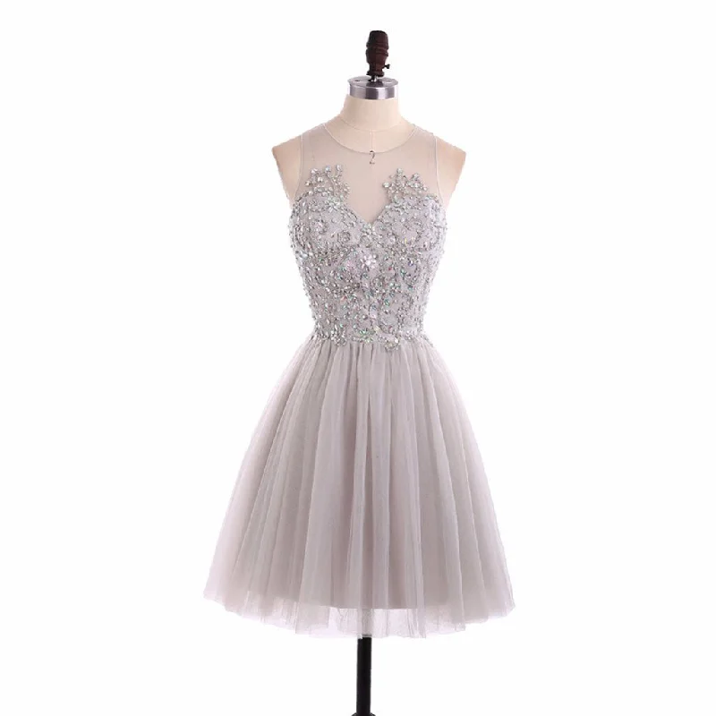 Short Homecoming Dress, Tulle Homecoming Dress, Knee-Length Homecoming Dress, Beading Junior School Dress, Sleeveless Homecoming Dress, Rhinestone Homecoming Dress, LB0381 Tunics Canvas sturdy Short Homecoming Dress, Tulle Homecoming Dress, Knee-Length Homecoming Dress, Beading Junior School Dress, Sleeveless Homecoming Dress, Rhinestone Homecoming Dress, LB0381 Tunics Canvas sturdy