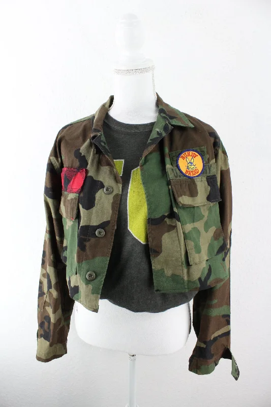 Vintage Bunny Bread Military Jacket (S) Appliqued Jacket Beaded Jacket Sequined Jacket Vintage Bunny Bread Military Jacket (S) Appliqued Jacket Beaded Jacket Sequined Jacket