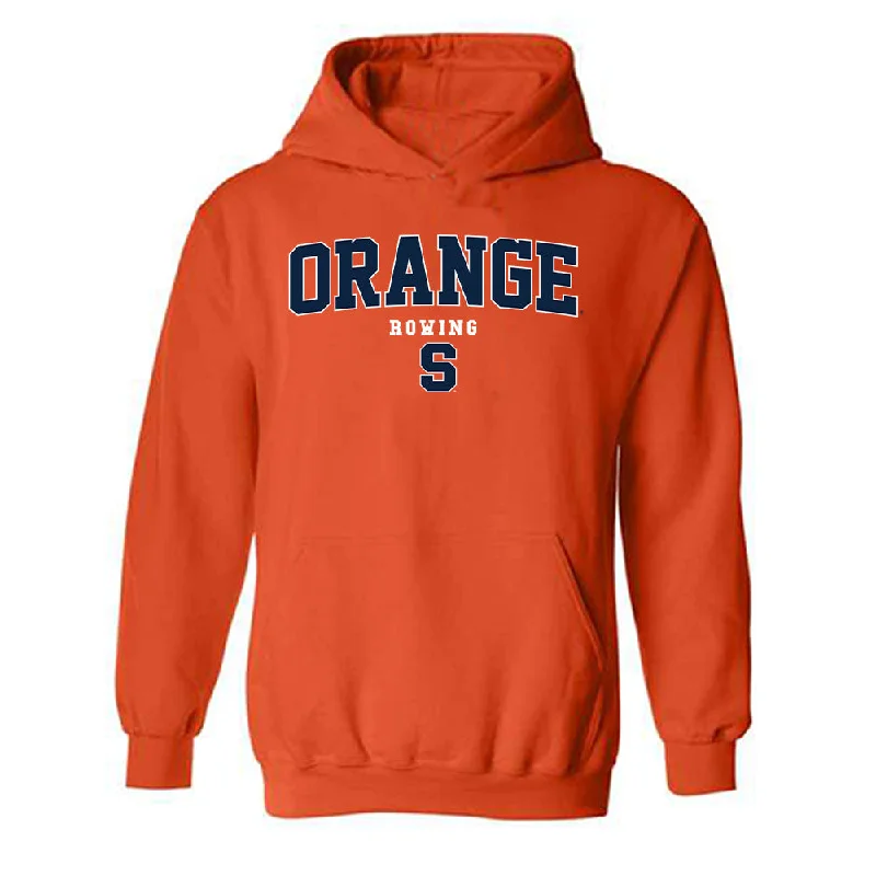 Syracuse - NCAA Women's Rowing : Hallie Rehl - Classic Shersey Hooded Sweatshirt Hoodie with V-Neck Classic Versatile Syracuse - NCAA Women's Rowing : Hallie Rehl - Classic Shersey Hooded Sweatshirt Hoodie with V-Neck Classic Versatile