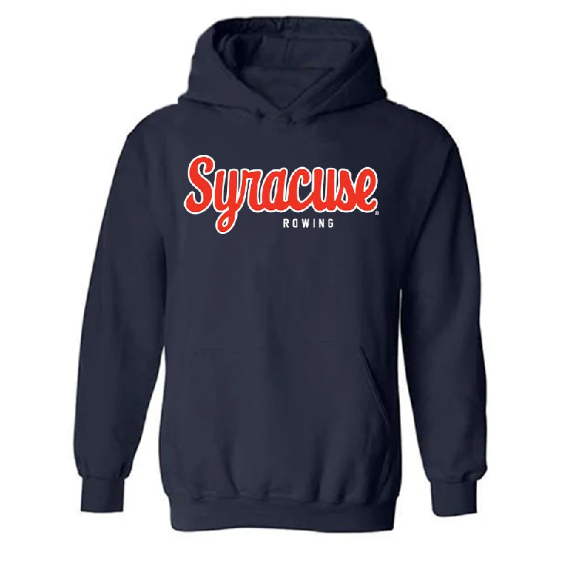 Syracuse - NCAA Women's Rowing : Acorn Cassidy - Classic Shersey Hooded Sweatshirt Hoodie with Ribbed Neckline Snug Warm Syracuse - NCAA Women's Rowing : Acorn Cassidy - Classic Shersey Hooded Sweatshirt Hoodie with Ribbed Neckline Snug Warm