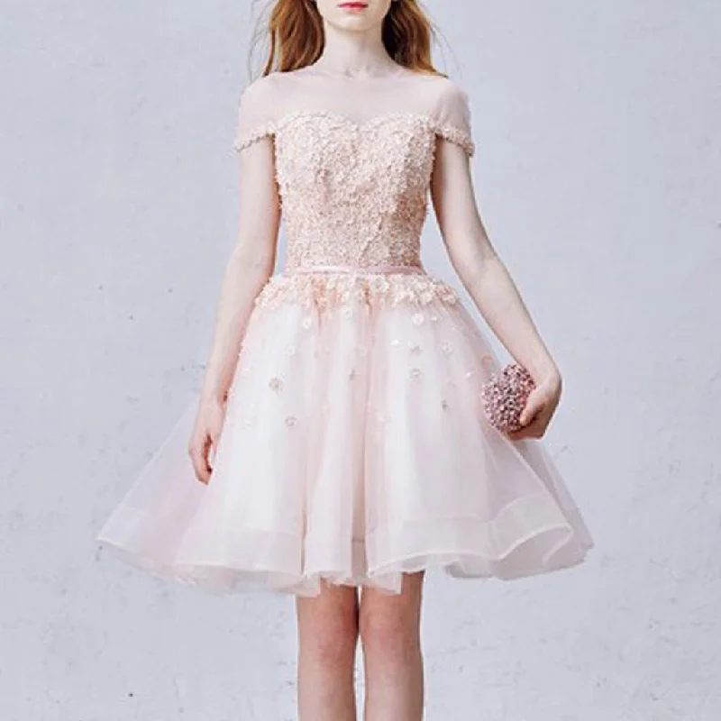 Short Homecoming Dress, Organza Homecoming Dress, New Arrival Homecoming Dress, Applique Junior School Dress, Tulle Graduation Dress, Knee-Length Homecoming Dress, LB0584 Shift Classic Vintage Short Homecoming Dress, Organza Homecoming Dress, New Arrival Homecoming Dress, Applique Junior School Dress, Tulle Graduation Dress, Knee-Length Homecoming Dress, LB0584 Shift Classic Vintage