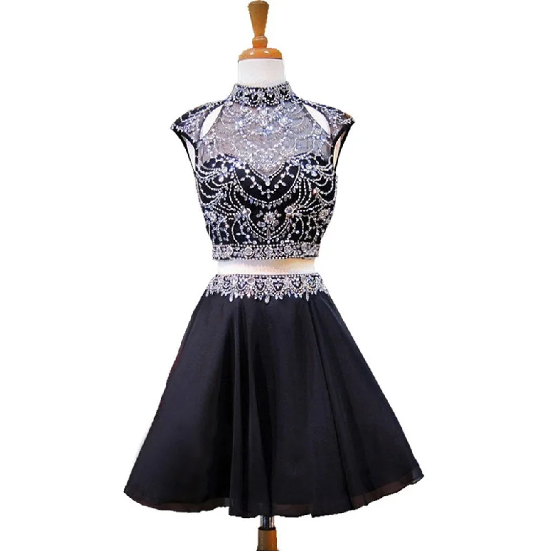 Short Homecoming Dress, Chiffon Homecoming Dress, Two Pieces Homecoming Dress, Beading Junior School Dress, Sleeveless Homecoming Dress, Rhinestone Homecoming Dress, LB0382 Tunics Denim casual Short Homecoming Dress, Chiffon Homecoming Dress, Two Pieces Homecoming Dress, Beading Junior School Dress, Sleeveless Homecoming Dress, Rhinestone Homecoming Dress, LB0382 Tunics Denim casual