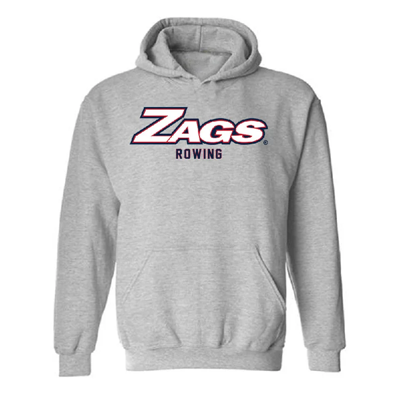 Gonzaga - NCAA Women's Rowing : Julia Palmer - Classic Shersey Hooded Sweatshirt Hoodie with Hem Patch Decorative Personalized Gonzaga - NCAA Women's Rowing : Julia Palmer - Classic Shersey Hooded Sweatshirt Hoodie with Hem Patch Decorative Personalized