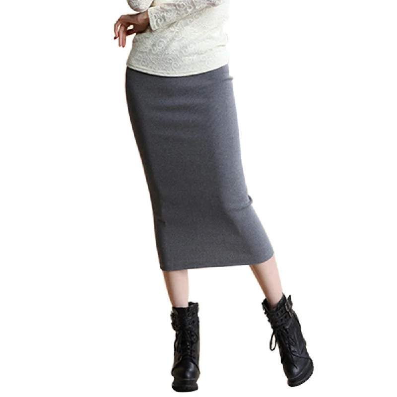 Summer Sexy Chic Pencil Skirts Office Look knitting Mid-Calf Solid Skirt Casual Slim Hip Women ladies skirts Saias Feminino Y3 mini skirt trendy Summer Sexy Chic Pencil Skirts Office Look knitting Mid-Calf Solid Skirt Casual Slim Hip Women ladies skirts Saias Feminino Y3 mini skirt trendy