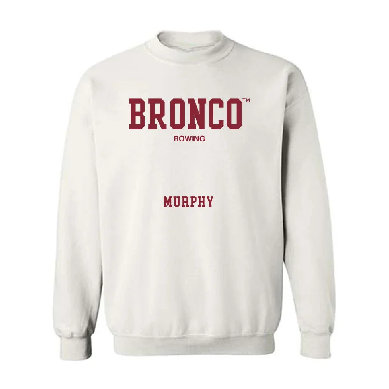 SCU - NCAA Women's Rowing : Maia Murphy - Classic Fashion Shersey Crewneck Sweatshirt Hoodie with Hem Contrast Bold Stylish SCU - NCAA Women's Rowing : Maia Murphy - Classic Fashion Shersey Crewneck Sweatshirt Hoodie with Hem Contrast Bold Stylish