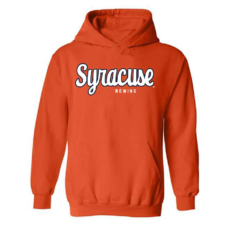 Syracuse - NCAA Women's Rowing : Lauren Kelly - Classic Shersey Hooded Sweatshirt Hoodie with Double Zipper Versatile Adjustable Syracuse - NCAA Women's Rowing : Lauren Kelly - Classic Shersey Hooded Sweatshirt Hoodie with Double Zipper Versatile Adjustable