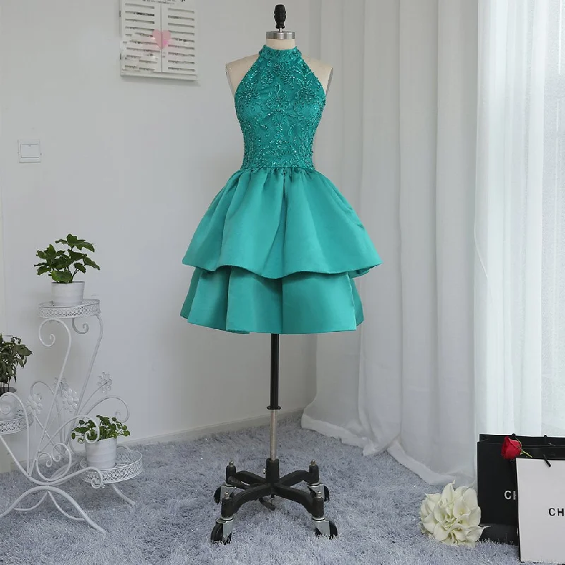 Short Homecoming Dress, Satin Homecoming Dress, Sequin Homecoming Dress, Lace Junior School Dress, Halter Graduation Dress, beading Homecoming Dress, LB0279 Tunics Luxurious high-end Short Homecoming Dress, Satin Homecoming Dress, Sequin Homecoming Dress, Lace Junior School Dress, Halter Graduation Dress, beading Homecoming Dress, LB0279 Tunics Luxurious high-end