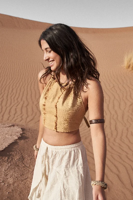 Triangle Crop Top ⋗⋙ Natural Dye ⋗⋙ Handwoven Khadi Cotton Cotton Fabric Linen Fabric Terry Fabric Triangle Crop Top ⋗⋙ Natural Dye ⋗⋙ Handwoven Khadi Cotton Cotton Fabric Linen Fabric Terry Fabric