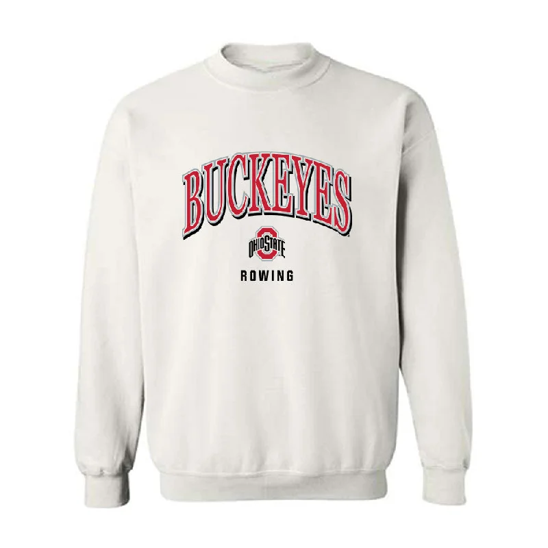 Ohio State - NCAA Women's Rowing : Rebecca Fullerman - Classic Shersey Crewneck Sweatshirt Hoodie with Hem Ribbing Snug Secure Ohio State - NCAA Women's Rowing : Rebecca Fullerman - Classic Shersey Crewneck Sweatshirt Hoodie with Hem Ribbing Snug Secure