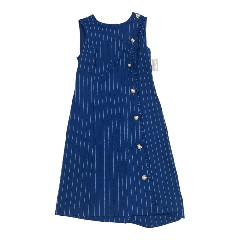 Dress Designer By Karl Lagerfeld In Blue, Size:2