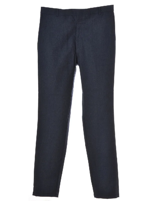 Tapered Mens Winter Trouser Trousers Occasion Special