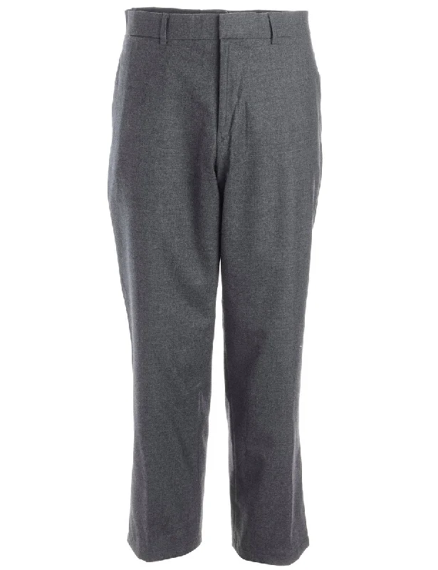 Reworked Dana Tapered Trousers - W34 Trousers Fleece Cozy