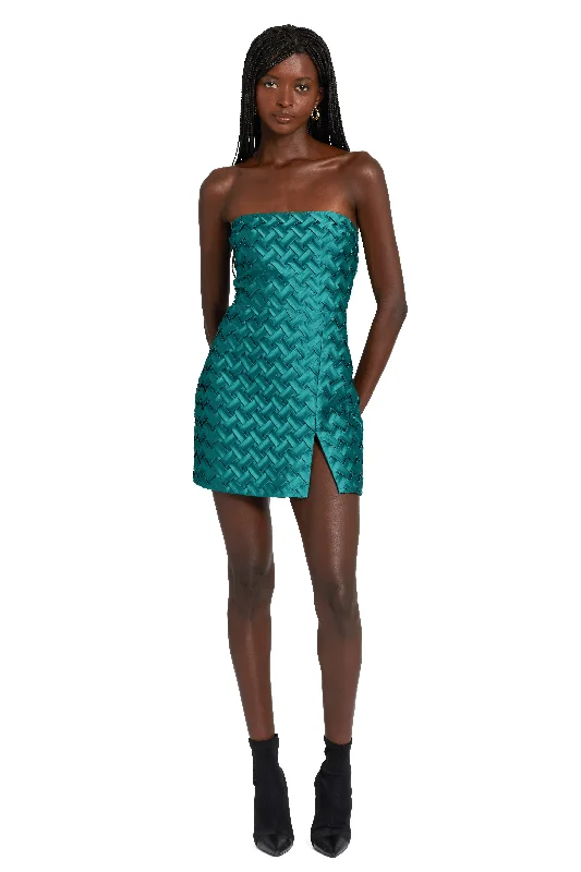 Amanda Uprichard Arely Dress - Dark Green