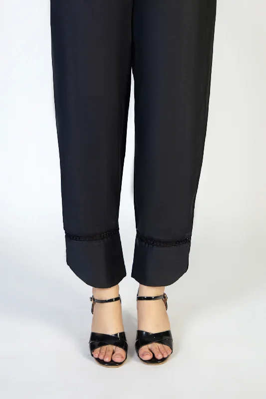 Dyed Cambric Trouser Trousers Leisure Comfortable