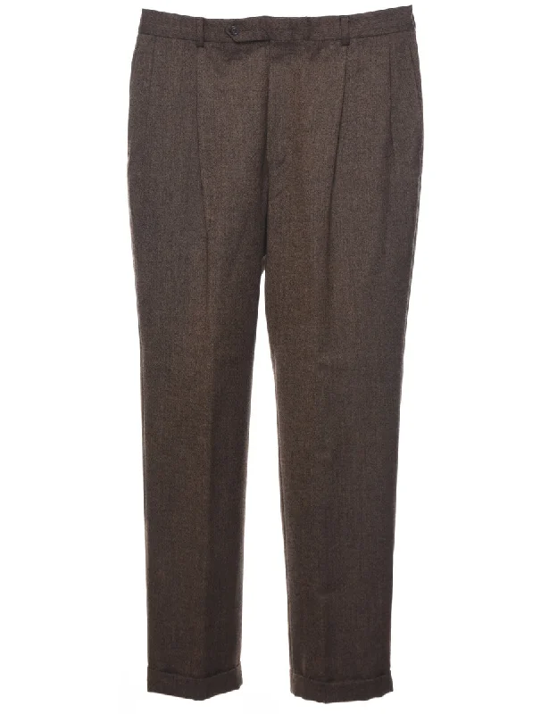 Wool Nautica Trousers - W34 L32 Trousers Custom Made