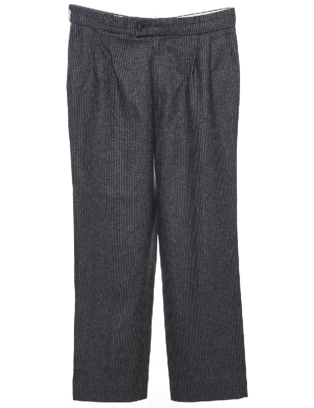 Striped Pattern Trousers - W31 L27 Trousers Timeless Classic