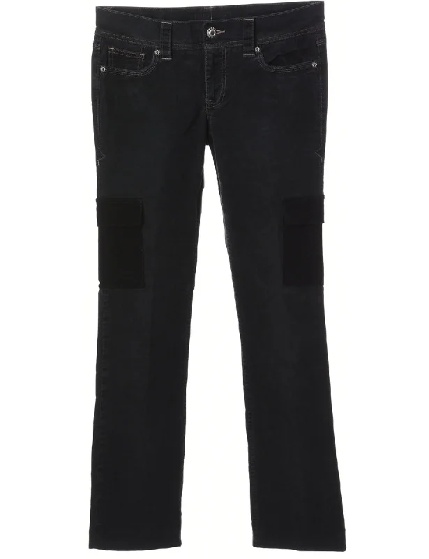 Reworked Pocket Side Corduroy Trouser - W34 Trousers Office Stylish