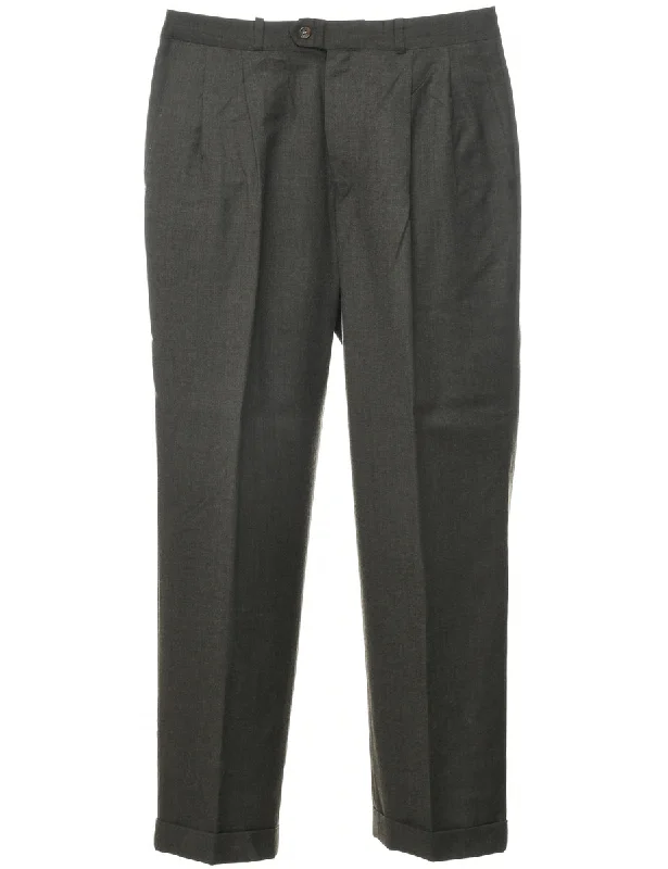 Wool Chaps Trousers - W34 L32 Trousers Cargo Utility