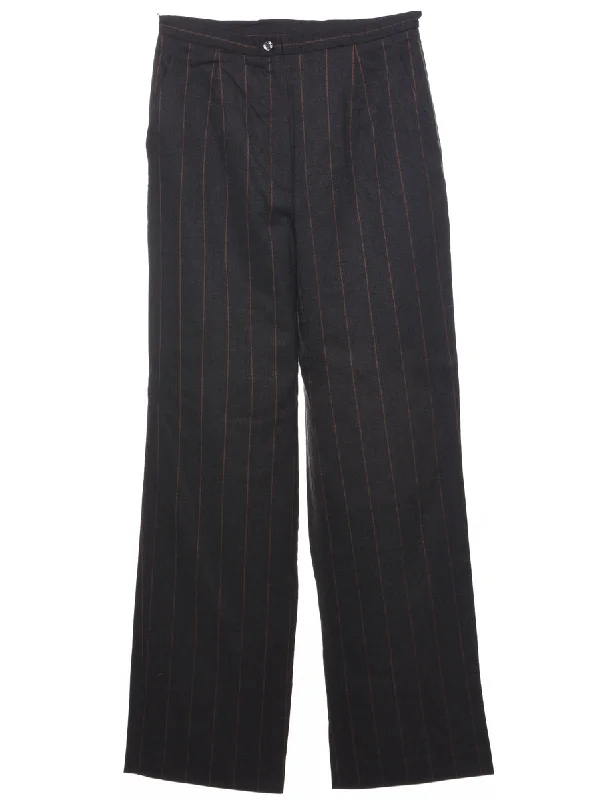 Striped Pattern Trousers - W27 L30 Trousers Favorite Customer