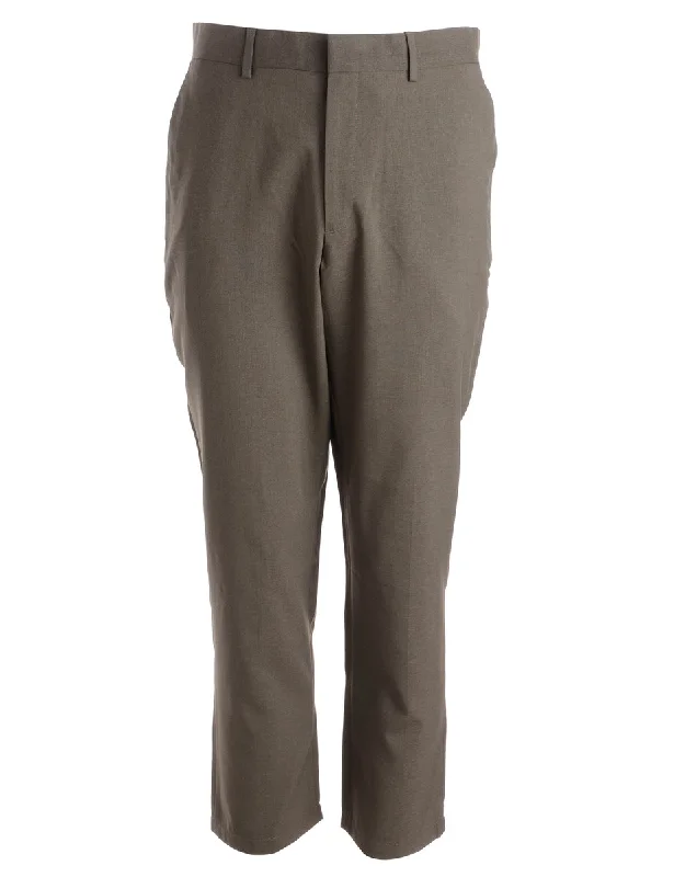 Reworked Lewis Cropped Smart Trousers - W36 Trousers Leisure Comfortable