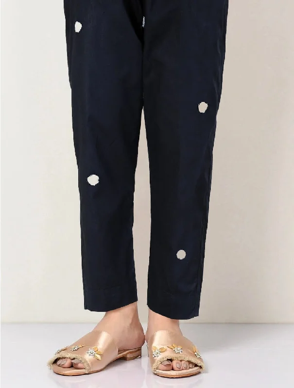 Trouser TE-013 Black Trousers Plaid Checkered