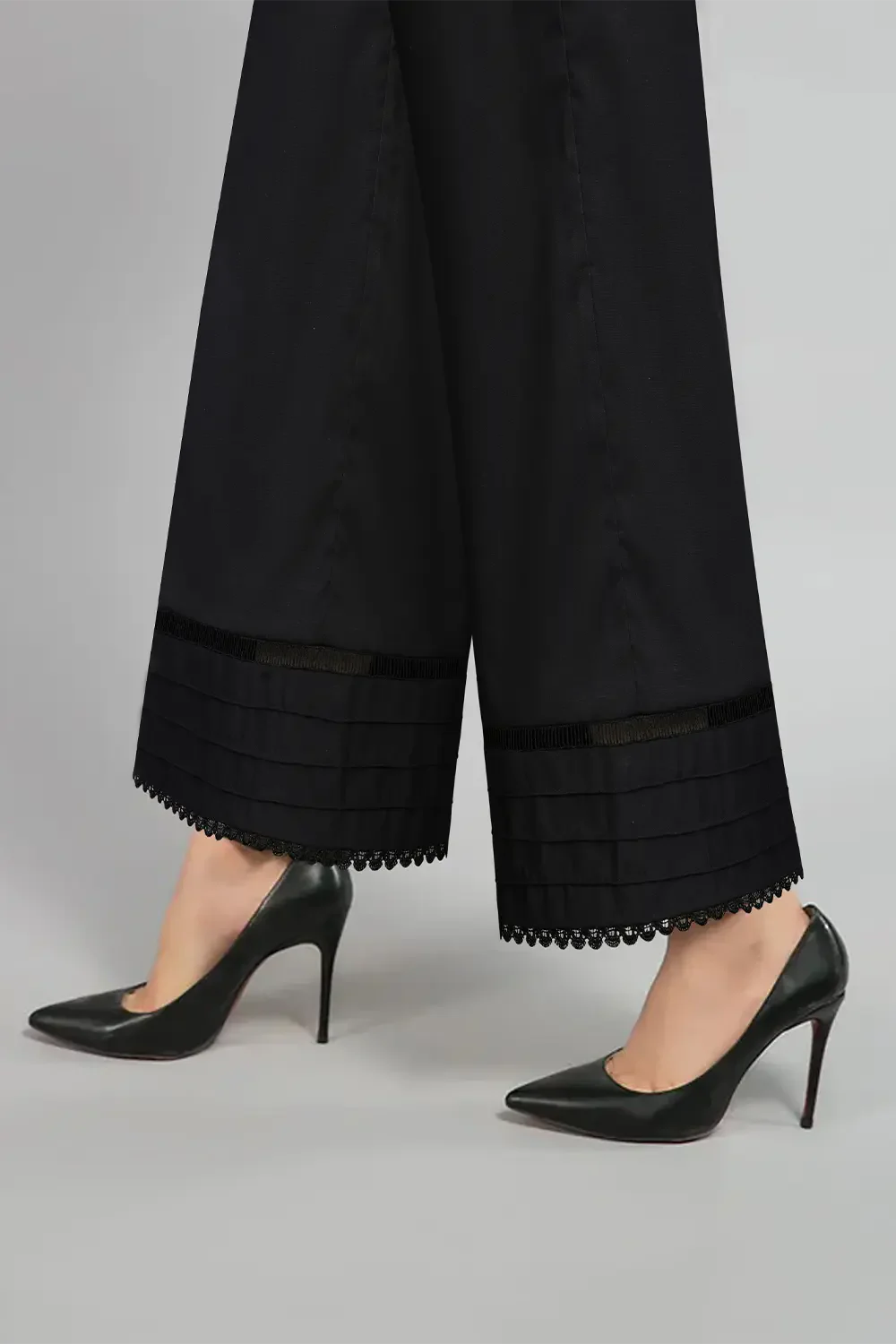 FANCY TROUSER BT-024 BLACK Trousers Evening Elegant