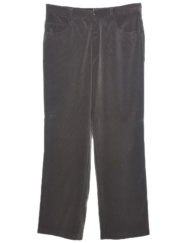 Van Heusen Corduroy Trousers - W34 L31 Trousers chic elegant