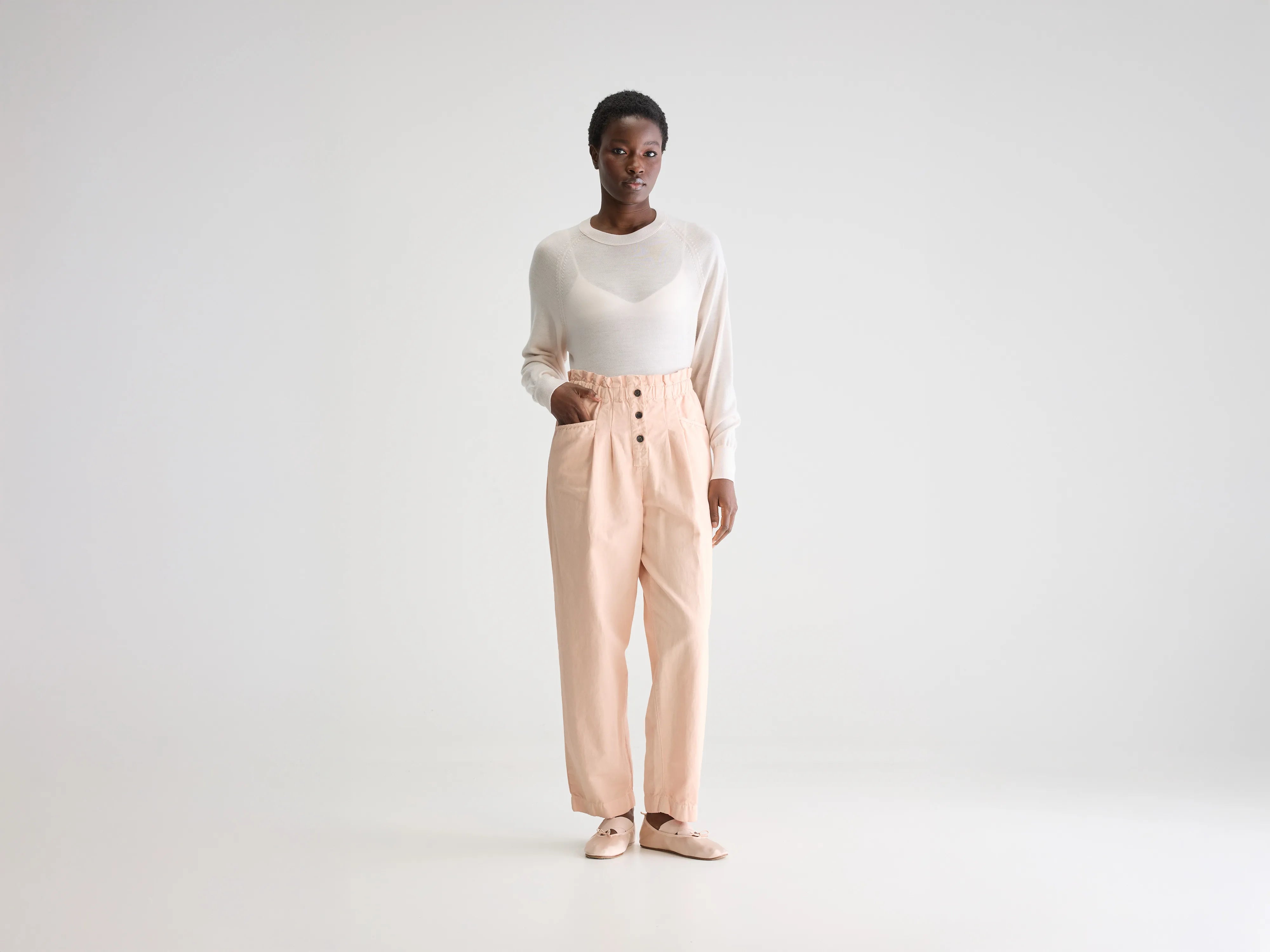 Lilow paperbag trousers (251 / W / SKIN) Trousers Running Lightweight
