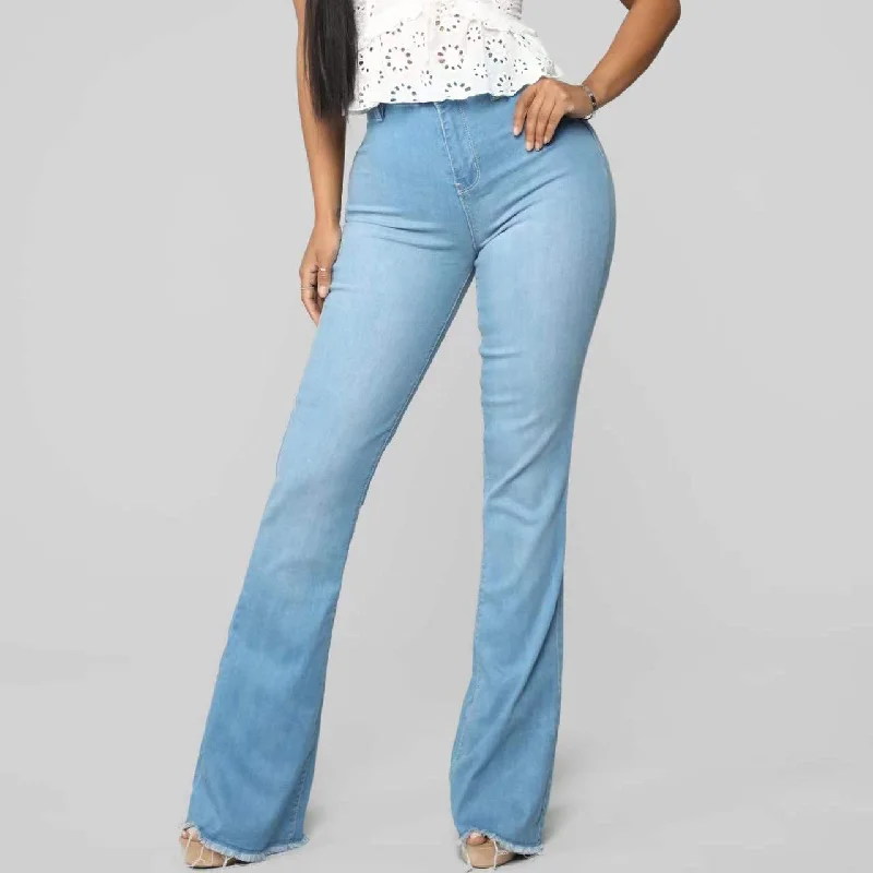 J&H 2023 fall fashion stretchy bell bottom jeans ladies slim fit casual denim pants plus size trousers basic wear Trousers Mesh Breathable J&H 2023 fall fashion stretchy bell bottom jeans ladies slim fit casual denim pants plus size trousers basic wear Trousers Mesh Breathable
