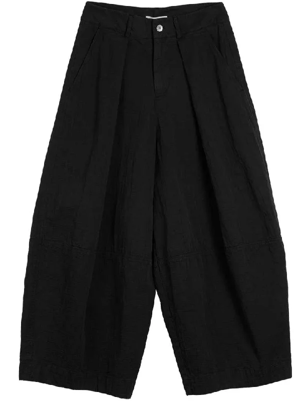 YMC Deadbeat Trousers Black Trousers Lace Delicate